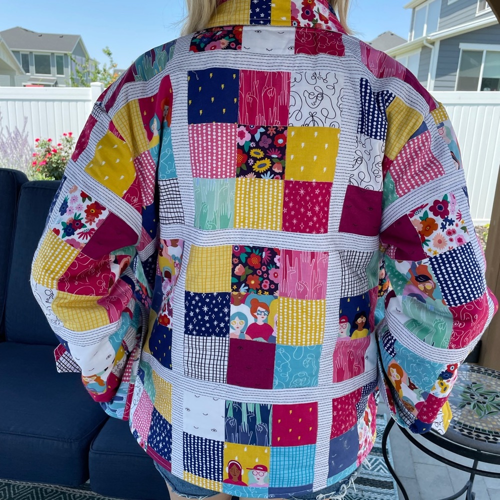 Handmade Quilted Jacket - Picture 2 of 5